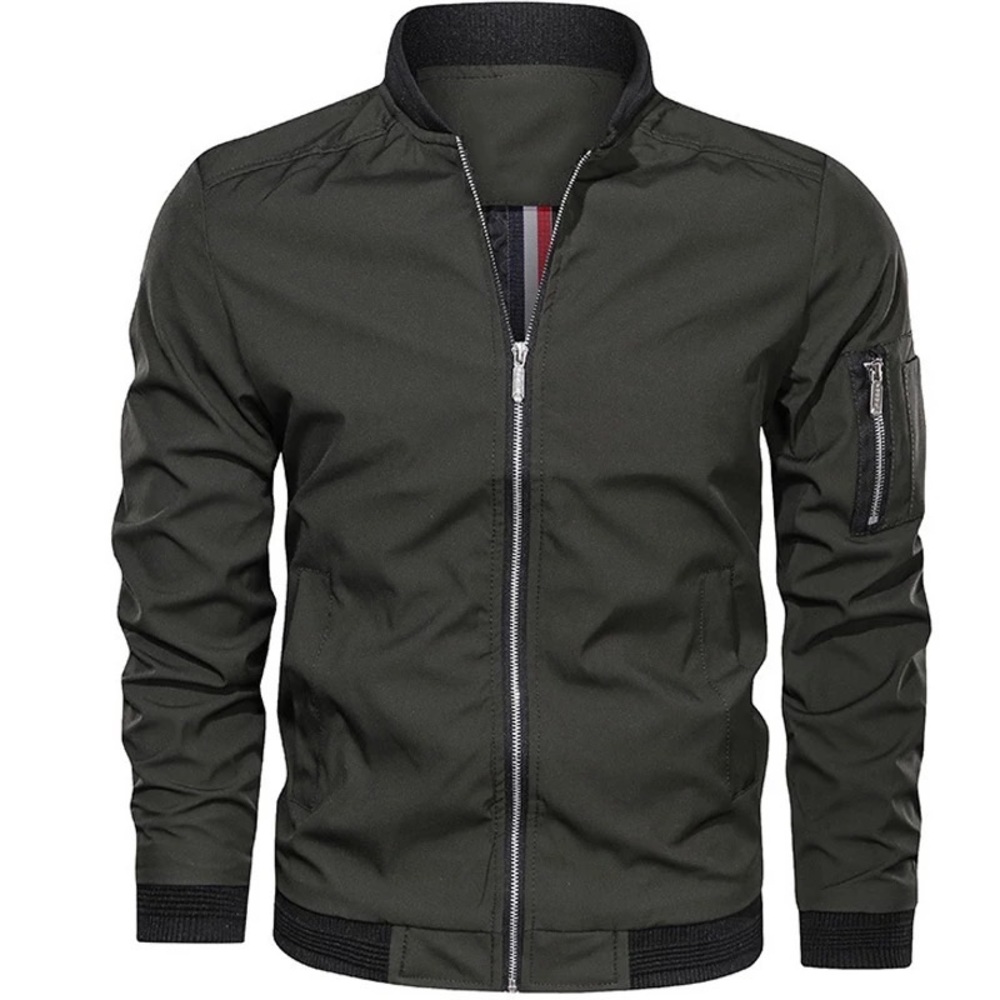 Men's Slim Fit Lightweight Sportswear Jacket Casual Bomber Jacket
